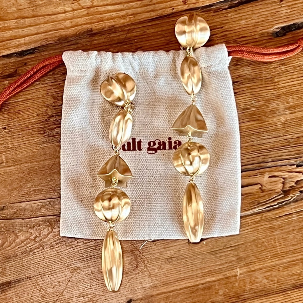 🌺🎉HP🎉🌺 NWT Cult Gaia Illene Earrings - Picture 7 of 16
